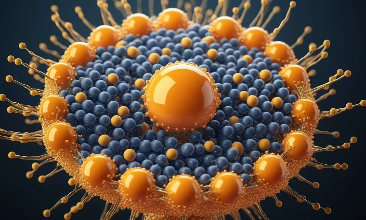 3d visualization liposome structure 0