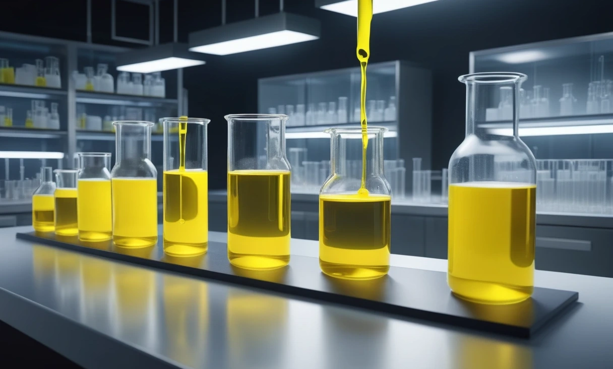 wide shot modern laboratory 0