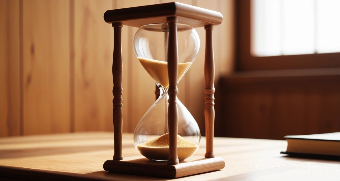 clean wooden wall clock sandglass with g 1