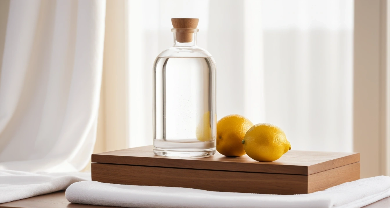 crystal clear glass filled with pure wat 3