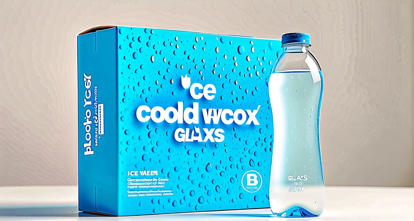 ice pack with water droplets transparent 1