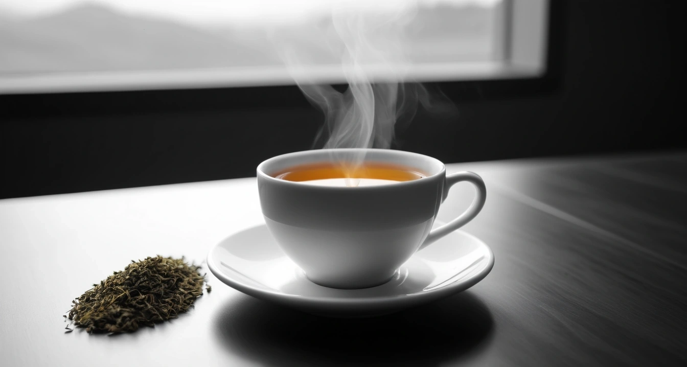 관절염 - 정부 지원금과 의료 복지 서비스 스마트폰 활용법 (concept of arthritis, close-up of a modern digital thermometer and a warm cup of herbal tea, health recovery, no people)