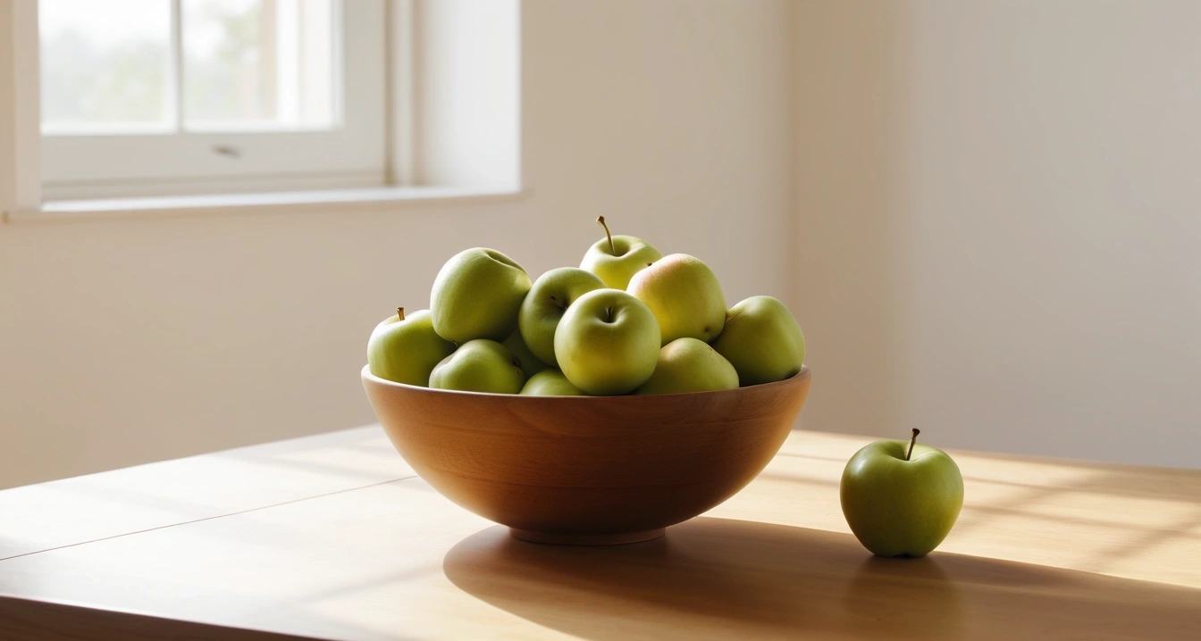 만성 질환 - 1차 의료기관 주치의 제도와 비대면 진료 플랫폼 (concept of chronic concept, a neat arrangement of healthy daily vitamins and fresh green apples, wellness concept, no people)
