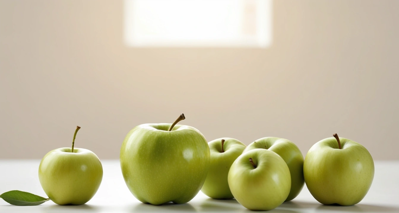 잇몸 질환 - 최신 치과 장비와 기술을 활용한 잇몸 집중 케어 로드맵 (concept of gum concept, a neat arrangement of healthy daily vitamins and fresh green apples, wellness concept, no people)