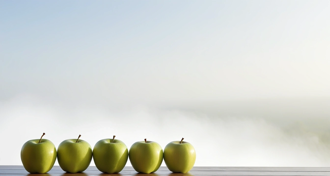 수분 흡수 영양제 - 수분 보충 영양제와 약물 상호작용 체크 (concept of moisture absorbing supplement, a neat arrangement of healthy daily vitamins and fresh green apples, wellness concept, no people)