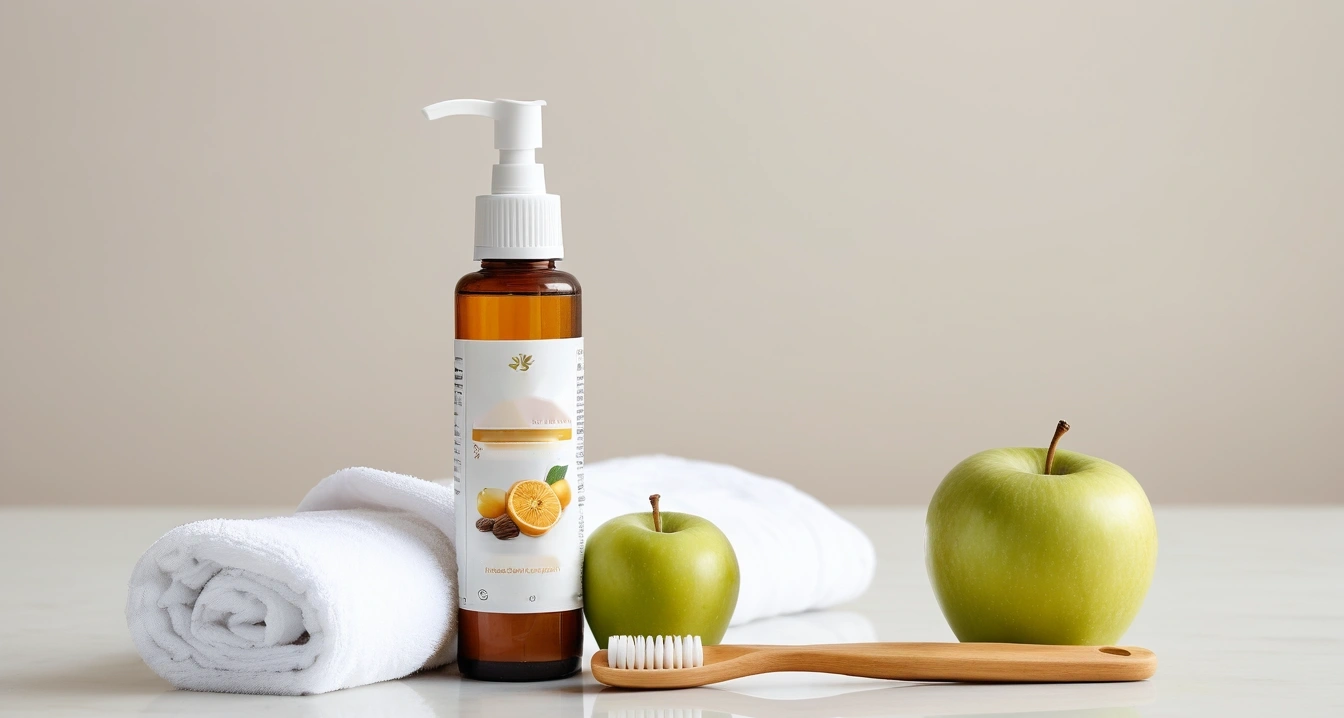 concept of product or subject bottle of 1