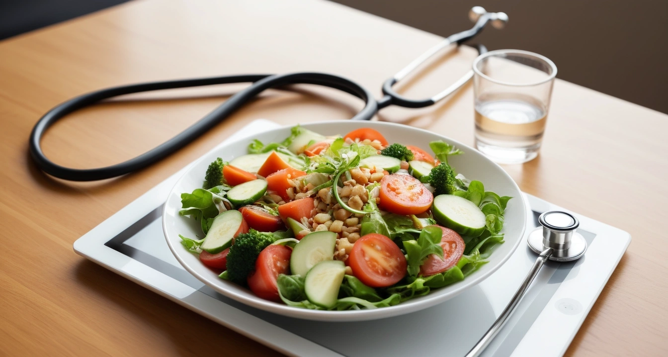 concept of dietary fiber fresh green veg 1