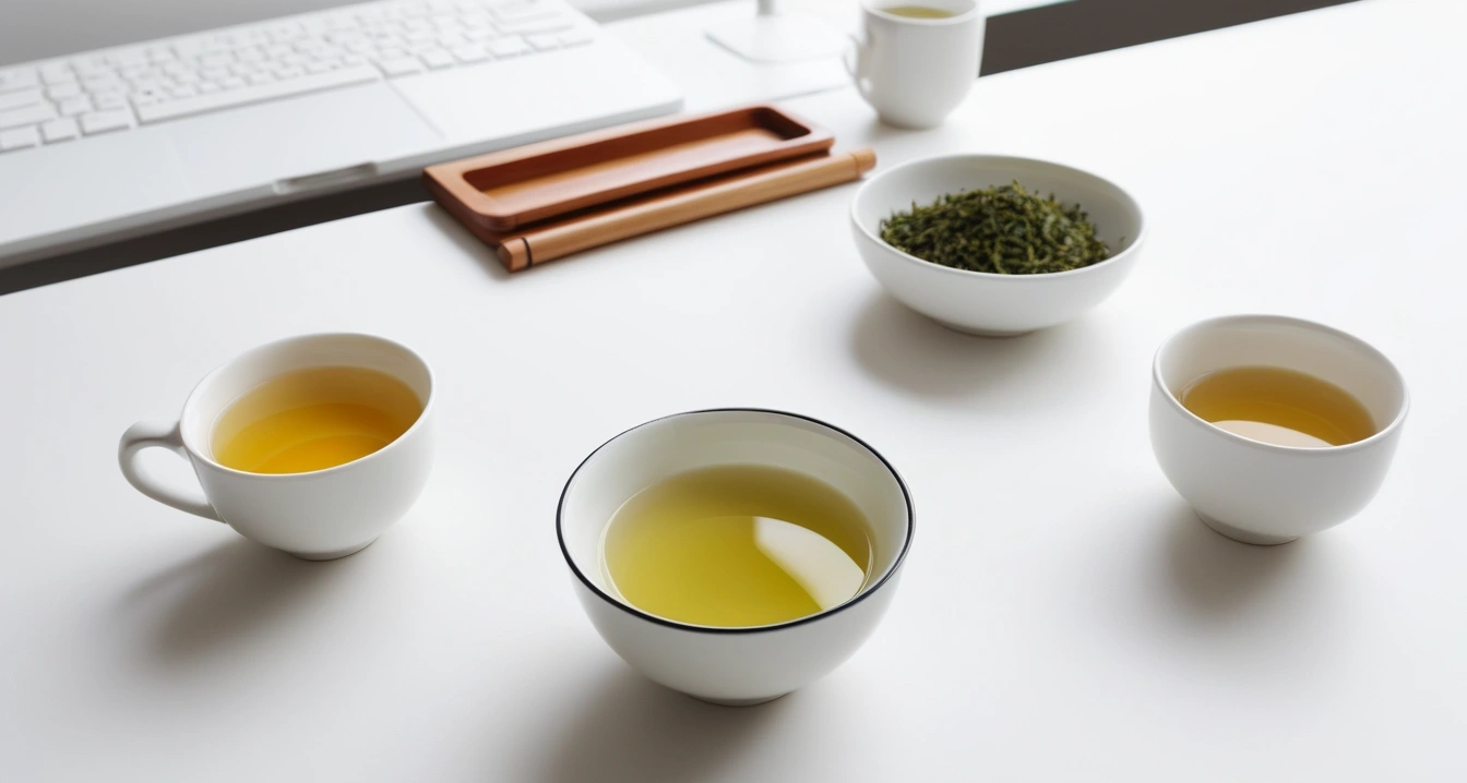 concept of green tea health benefits and 1